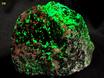FRANKLINITE, fluorescent SW LW WILLEMITE and CALCITE - Franklin Mine, Franklin, Franklin Mining District, Sussex County, New Jersey, USA - Franklinite type locality - sold