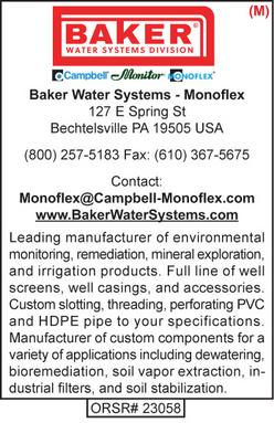 Environmental Products, Monoflex, Baker Water Systems