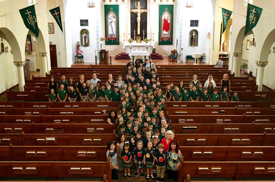 Altar at St. Brigid Catholic Church in Hanford