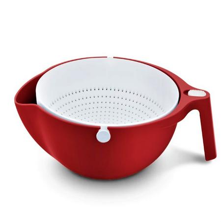 Drain Bowl Double Basket for Rice Washing Noodles Vegetables Fruit Colander in Pakistan for use at sink in Kitchen in Pakistan