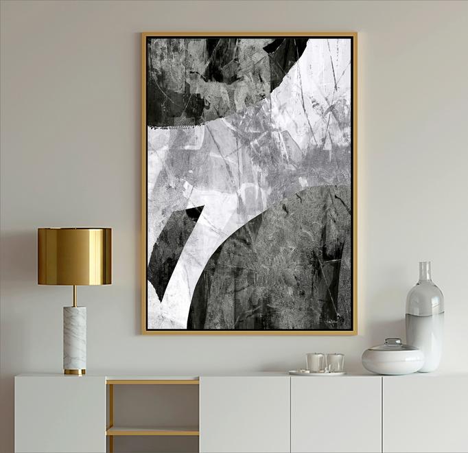 Black and white art, #abstract art