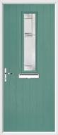 1 Square Composite Door regal corenet glass