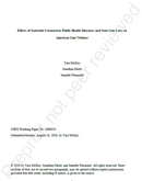 COVID Gun Violence Working Paper