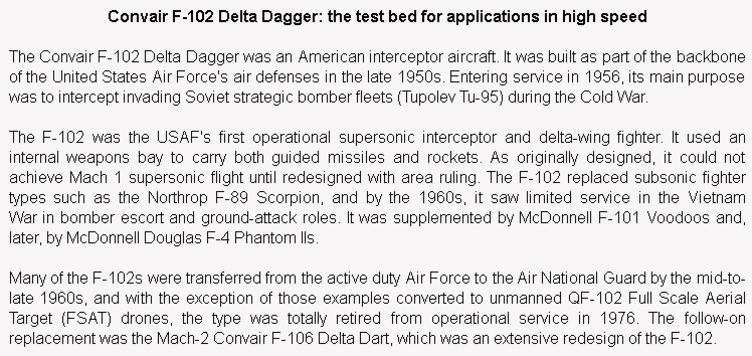 wiki background for 4D model of Convair F-102 Delta Dagger