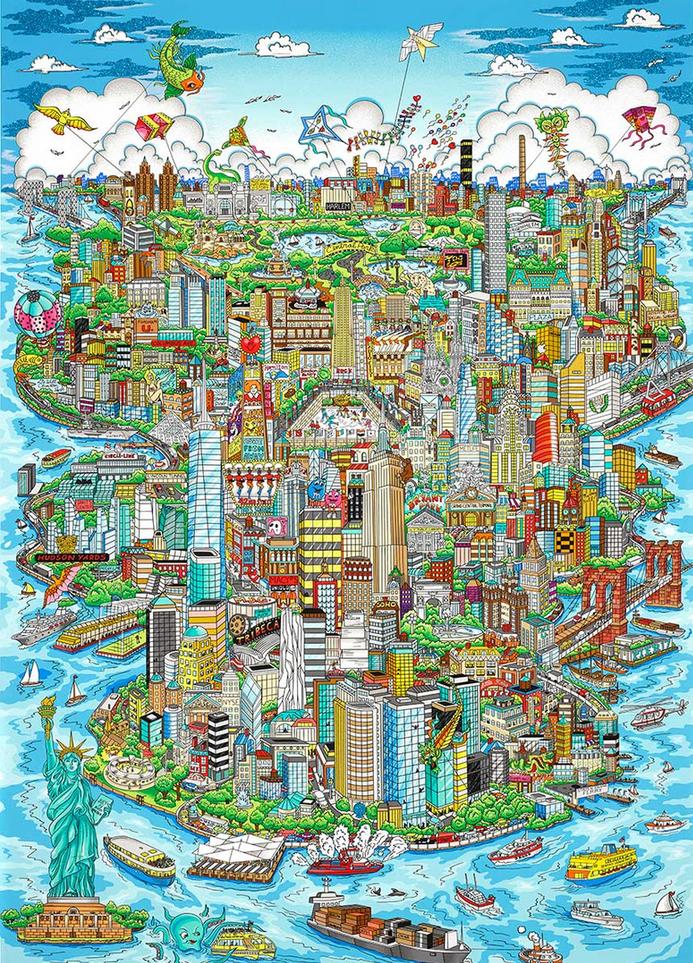 Charles Fazzino Experience the Magic of Manhattan