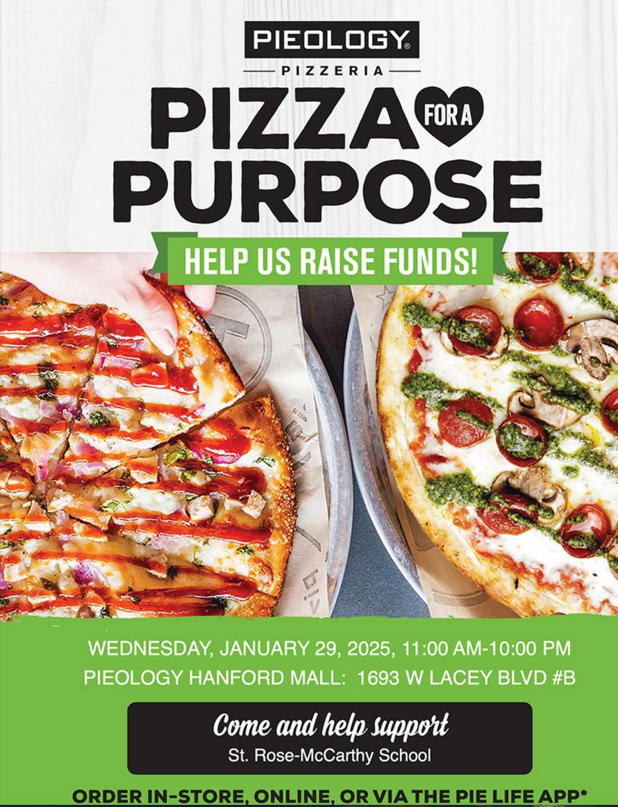 Pieology Fundraiser for Catholic School in Hanford