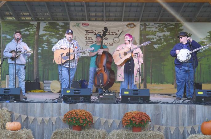 Junior Sisk Bluegrass band played on October 21, 2023