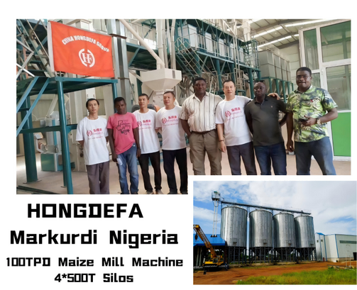 hongdefa maize flour mill machine in Nigeria