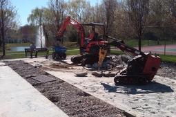 Building a bocce court