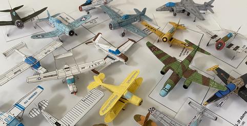 Card Stock Models Free Downloads Air Planes