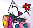 Romero Britto Red Flower