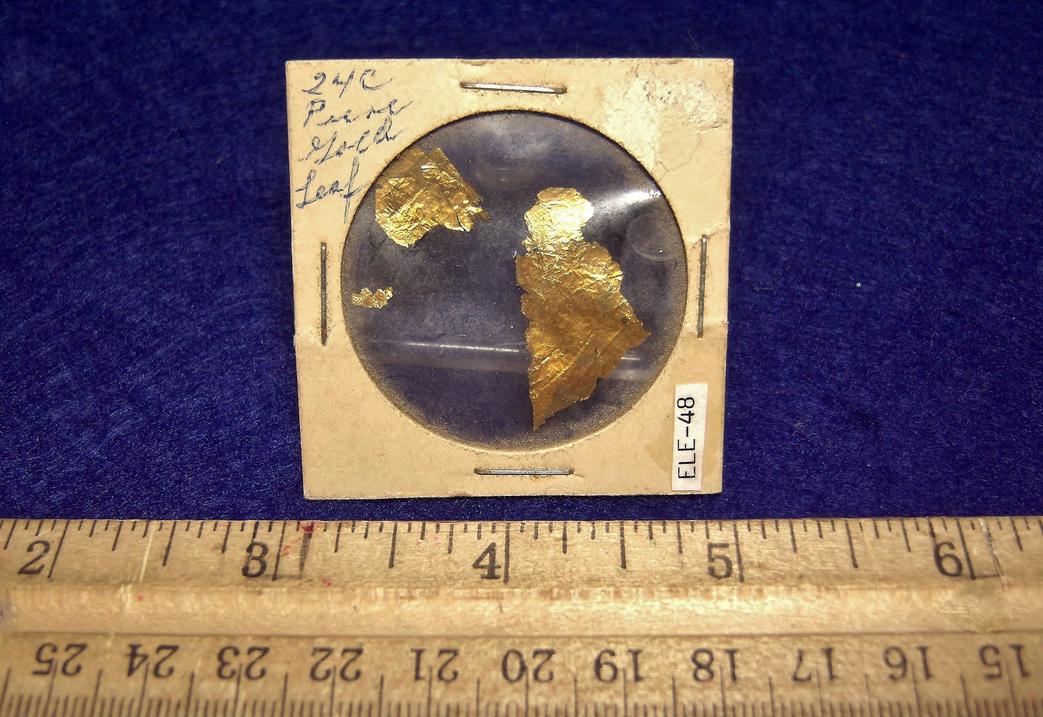 GOLD leaf - ex J and E Greene - unknown location