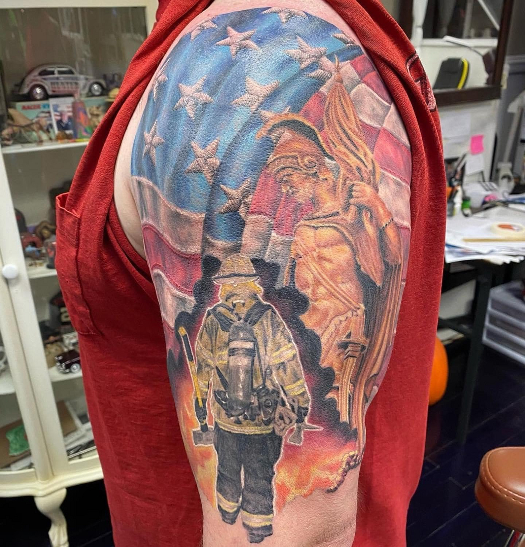 Joseph C Letizia - Tattoo Artist @ Firehouse Tattoo, image size:1036x1080