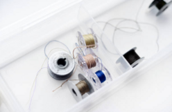Sewing threads.