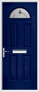 4 Panel 1 Arch Composite Door fusion art glass