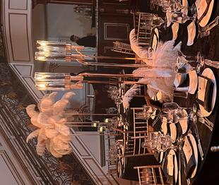 candelabra centerpiece for rent Gatsby centerpiece