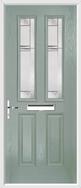 2 panel 2 square composite door regal corenet glass