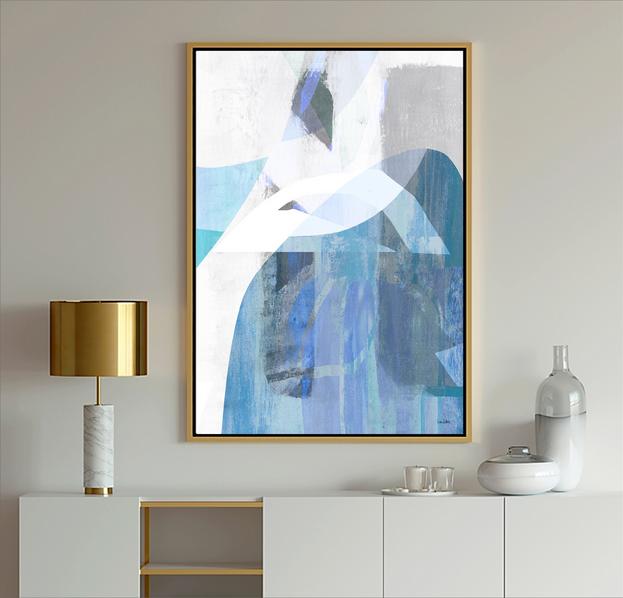 Blue & White Art, #Abstract Art, #blue art