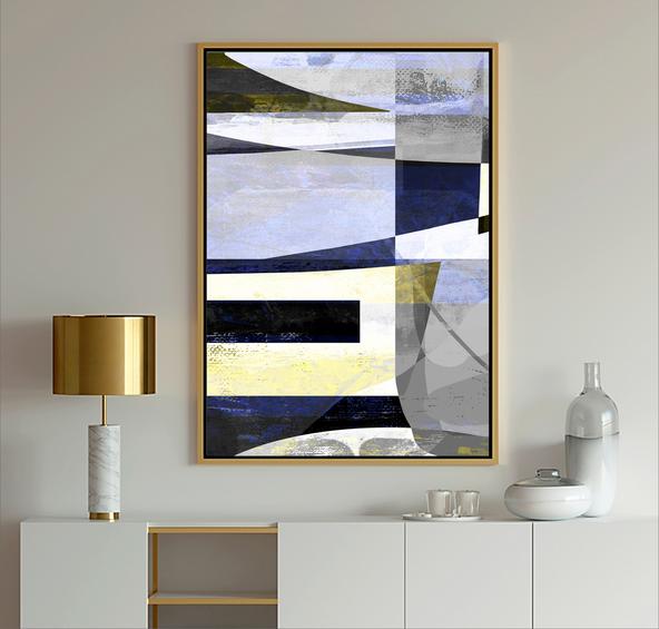 Geometric Art, #abstract art, #geometric, #blue art, #wallart, #design, #dubois art, #modern Art