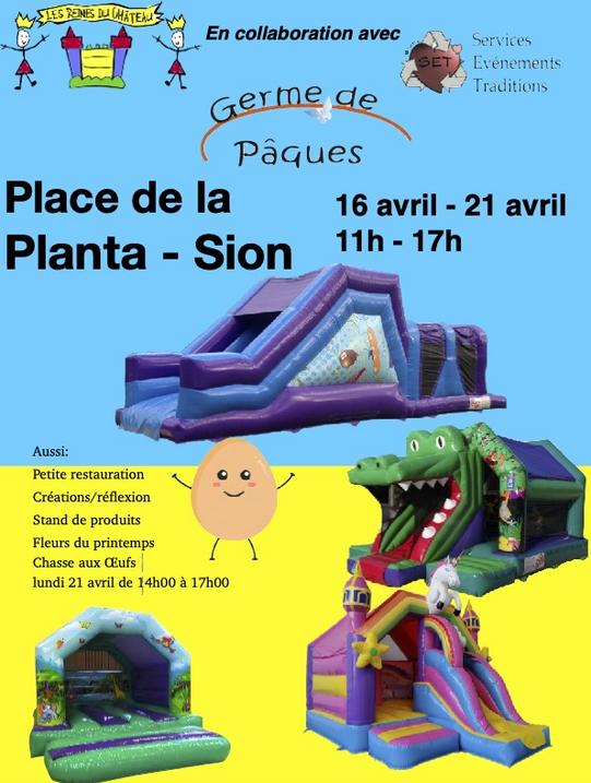 C'est parti la planta sion chateau gonflable les iles, aux iles