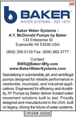 Baker Water Systems, Pumps, A.Y. McDonald Pumps