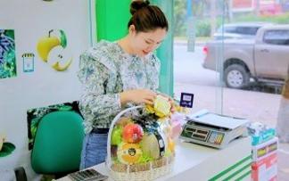 Giỏ hoa quả viếng đám tang