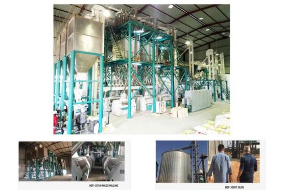 Zambia 240 ton maize milling machine