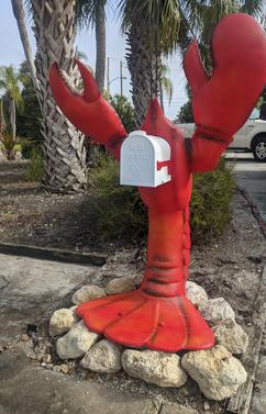Fiberglass Lobster mailbox