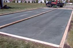 Rebuilding bocce courts