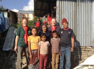 Craig Lawrence in Barpak Nepal