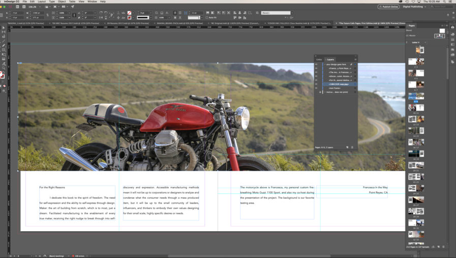 graphic design printed media booklet
