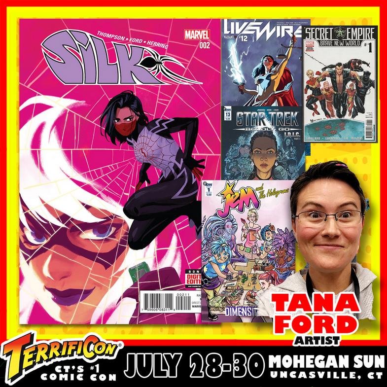 tana ford terrificon Connecticut's #1 comic con