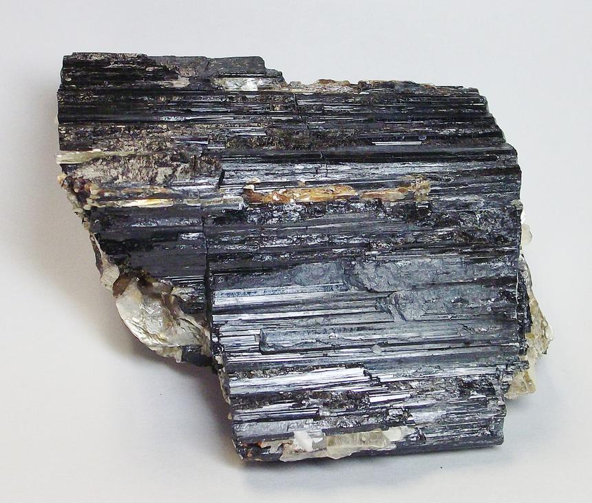 Schorl Tourmaline - Consolidated Feldspar Quarries, Sagadahoc Co., Maine
