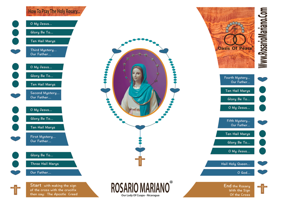 THE SWORD OF THE HOLY SPIRIT THE GOSPEL OF THE LORD, THE SPIRITUAL SWORD OF VIRGIN MARY: THE HOLY ROSARY; WELDED HERE BY THE HEARTS PRAY OF ROSARIO MARIANO FITH SORROWFUL MYSTERY HOW TO PRAY THE HOLY ROSARY FLYER