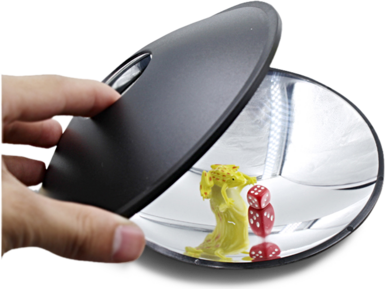 Instant Hologram Flying Disk shaped 3D Illusion for kids of all ages