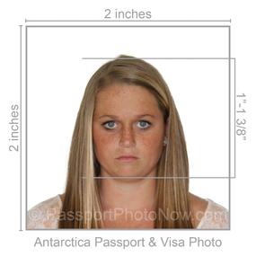 Antarctica Passport and Visa Photo