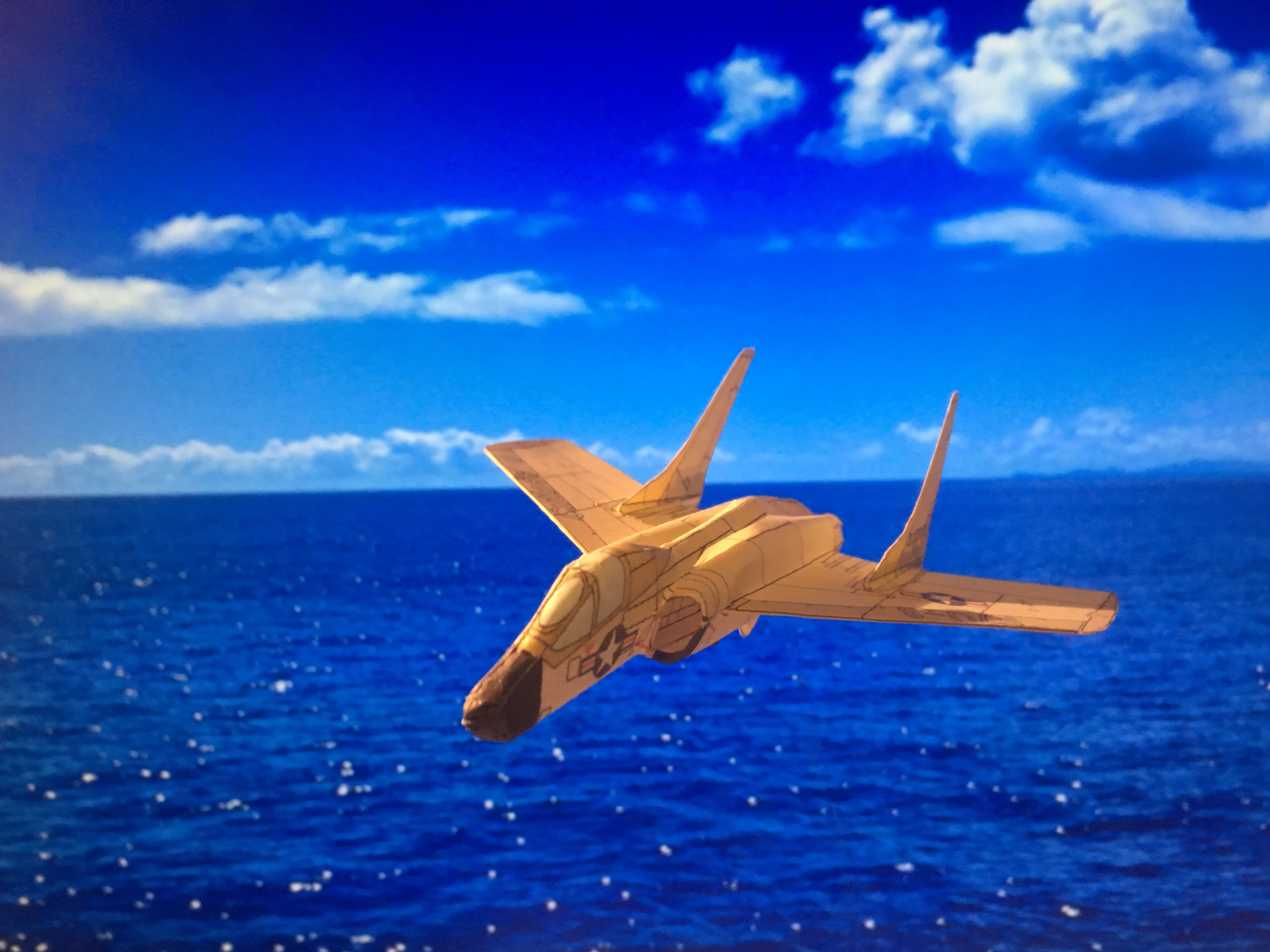 4D paper airplane - Model Template, Aircraft 4D paper airplane - Model Template, Aircraft