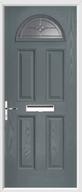 4 Panel 1 Arch Door karri glass