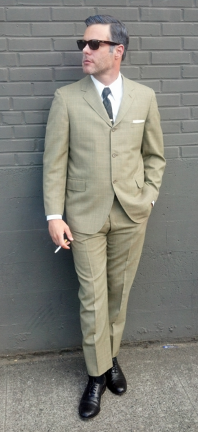 1960's Mad Men, Madison Avenue Advertising Executive Suit, Don Draper,