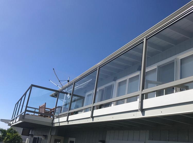 glass railing Honolulu, glass railing for deck Hawaii, Stainless steel Glass Railing, Glass Rail System, glass railing for stair Hawaii