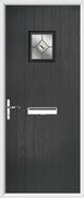 Cottage Square Composite Door fusion glass