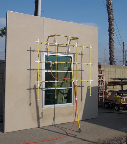 ASTM E1105 Los Angeles, ASTM E1105, ASTM E1105 Spray Rack, Spray Rack testing, AAMA 502, AAMA 502 Los Angeles, Water Intrusion Specialist, Water Intrusion Testing, Water Intrusion Test Agency, AAMA 503, AAMA 503 Los Angeles, Storefront Water Test, Curtain Wall Water Test, Window Water Test