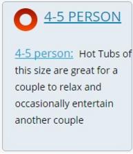Hot Tubs Ottawa 4-5 person Hot Tubs