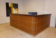 Wood Veneer-Reception Desk
