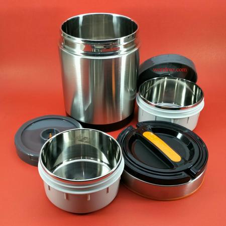 Tiffin Best Quality Lunch Box Food Container in Pakistan - Hot and Cool Stainless Steel