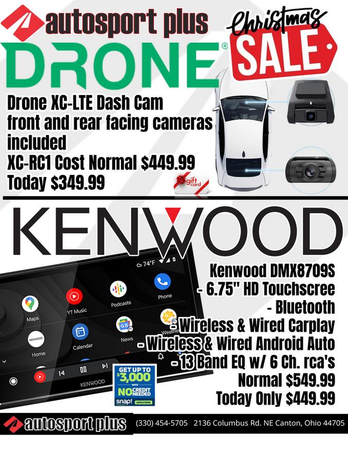 Dash Cams for sale at Autosport Plus in Canton, Ohio.