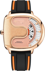 Futuristic Large Dial Men's Quartz Watch
