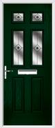 2 Panel 4 Square Composite Door fusion glass