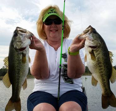 Joyce Loupe - Bridgemaster Fishing Products secretary, bookkeeper, webmaster & angler