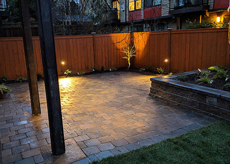 Seattle Condo Backyard Patio